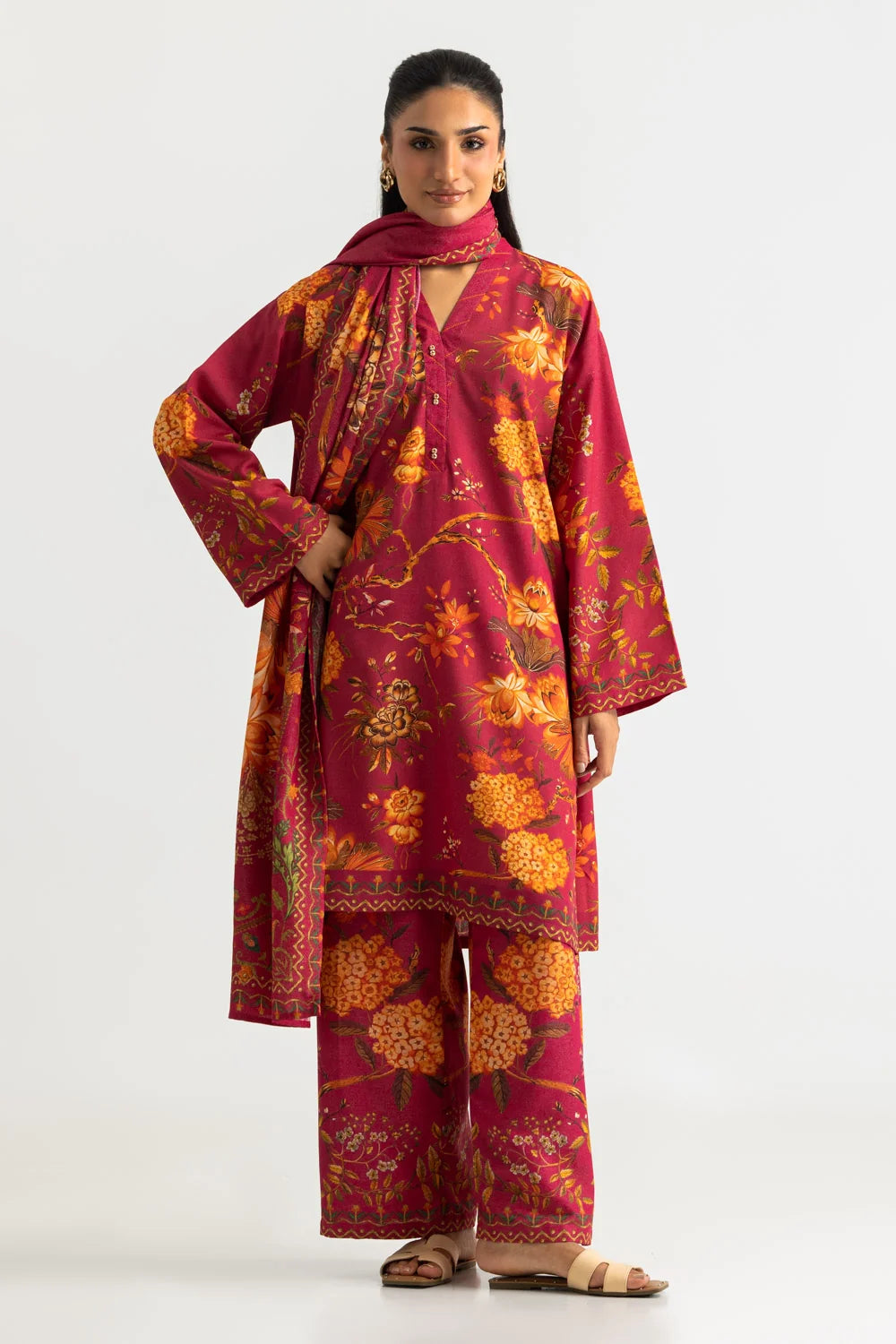 PC Karandi Printed Suit