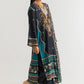 3PC Karandi Printed Suit With Embroidered