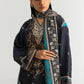 3PC Karandi Printed Suit With Embroidered