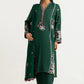 3PC Viscose Rawsilk Embroidered Suit