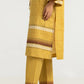 Jacquard Block Printed Shirt And Trouser